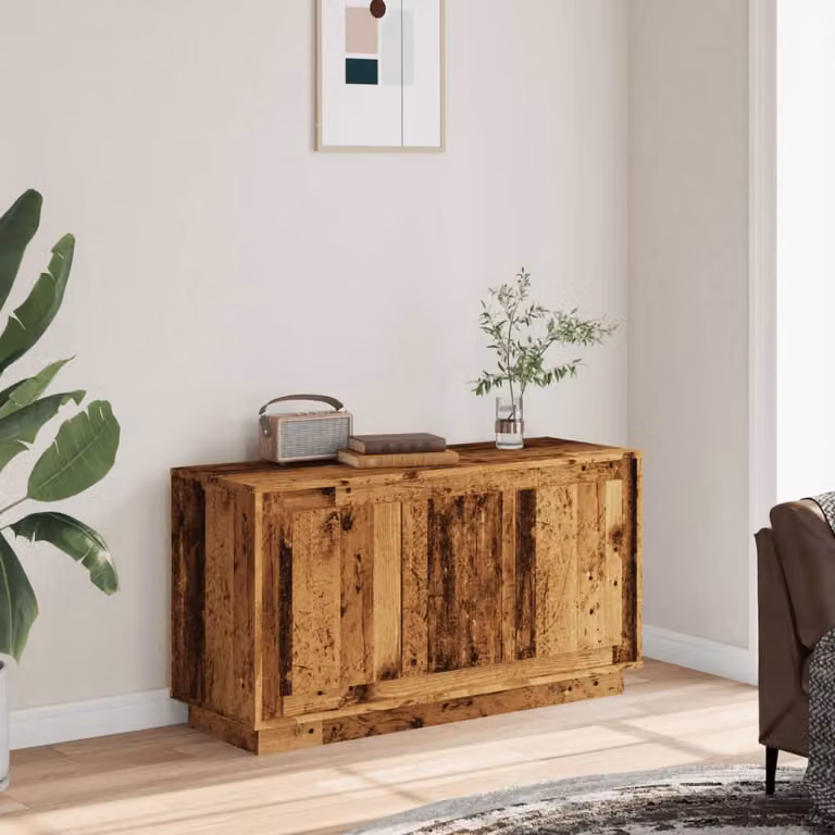 Credenza in stile classico vidaXL in legno marrone L: 102 cm, P: 35 cm, H: 55 cm