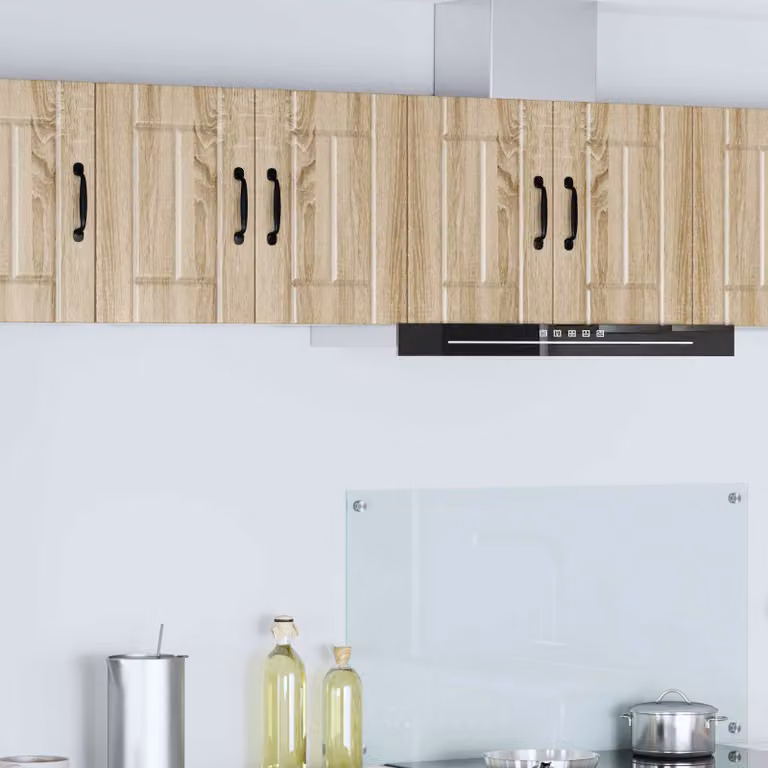 Set di 2 armadietti a muro vidaXL LUCCA moderni per cucina in legno ingegnerizzato marrone L/P/H: 40 x 31 x 30 cm