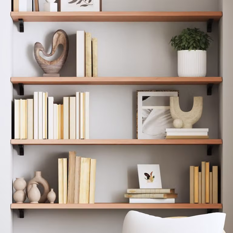 vidaXL Ripiano da muro in rovere massello marrone chiaro stile rustico L 80 cm, P 30 cm, H 2 cm