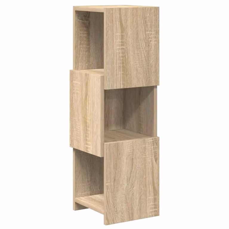 Mobile angolare vidaXL in legno ingegnerizzato Rovere Sonoma, L/P/H: 25,5 x 25 x 80 cm