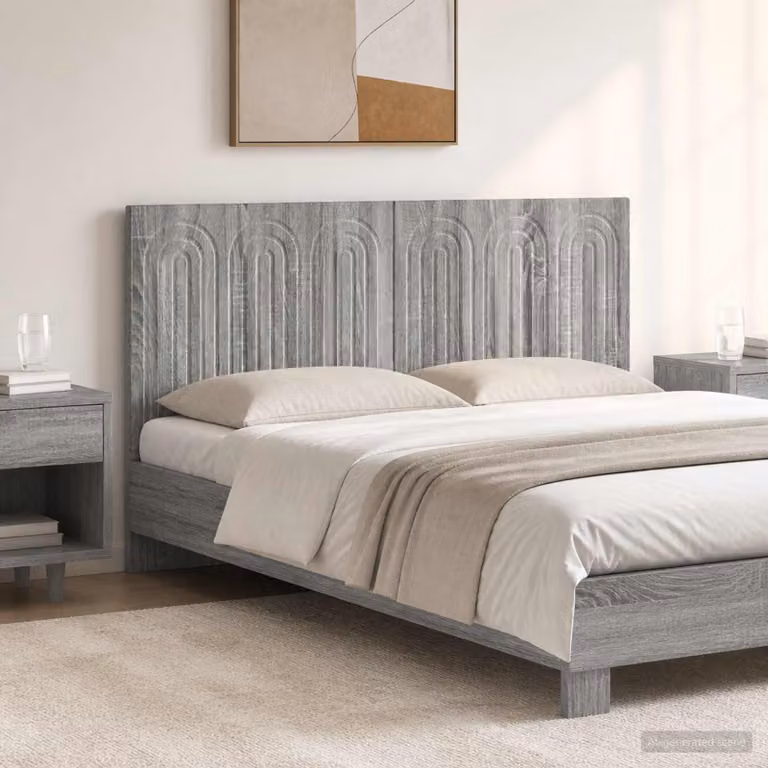 Testiera da muro vidaXL ALKMAAR in legno ingegnerizzato grigio Sonoma