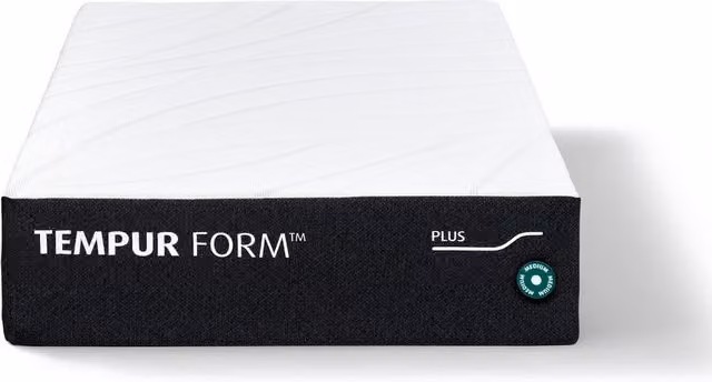 Materasso Tempur Form Plus MDV Medium in schiuma viscoelastica bianco L 190 x P 80 cm