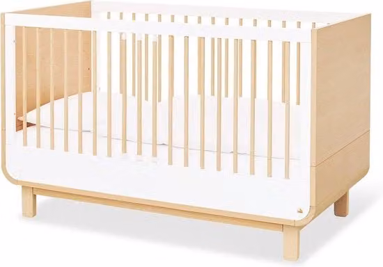 Letto a scomparsa Round per bambini in legno di abete bianco L: 145 cm, P: 75 cm, H: 90 cm