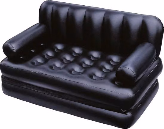 Letto da campeggio gonfiabile Bestway nero L/P: 150 x 200 cm