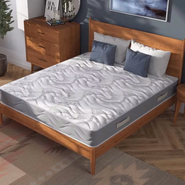 Materasso Singolo Weston di Talamo Italia in Memory Foam Bianco L: 90 cm, P: 200 cm, H: 25 cm