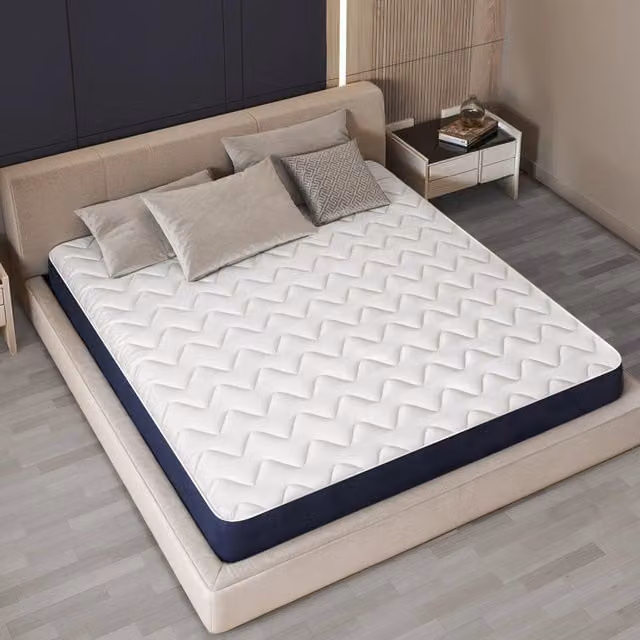 Materasso matrimoniale Essential The White Stone in Waterfoam ipoallergenico, colore bianco, L/P/H: 140 x 190 x 12 cm