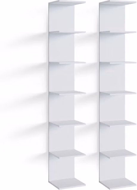 Set di 2 mensole per bambini Vicco Paolo Bianco, L 30 cm x H 190 cm