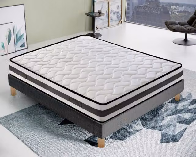 Materasso Piazza e Mezza MaterassieDoghe in Waterfoam con Gel e 13 Zone di Comfort, Ortopedico, Lato Estate/Inverno, Bianco, L/P/H: 120 x 200 x 20 cm