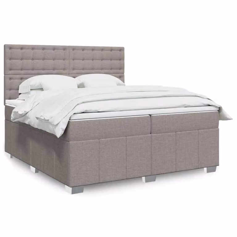 vidaXL Letto Ibrido con Materasso in Tessuto, Struttura in Legno di Pino e Materiali Misti, L/P: 200 x 200 cm