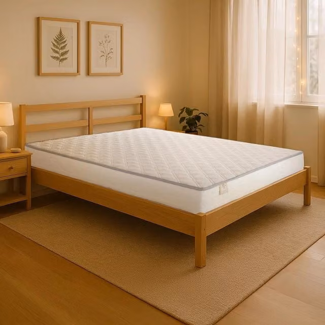 Materasso ortopedico in waterfoam Farmarelax bianco, traspirante e antiacaro, L/P/H: 160 x 190 x 16 cm