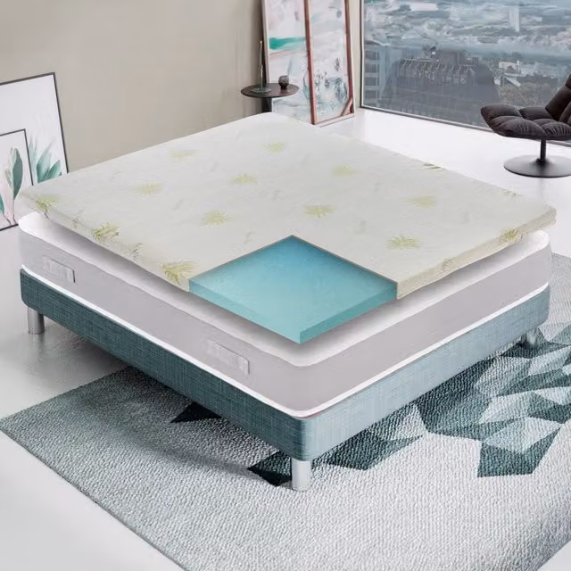 Materasso Matrimoniale KingDream in Memory Foam Viscoelastica Bianco con Rivestimento Sfoderabile Antibatterico e Termoregolatore L/P: 180 x 200 cm