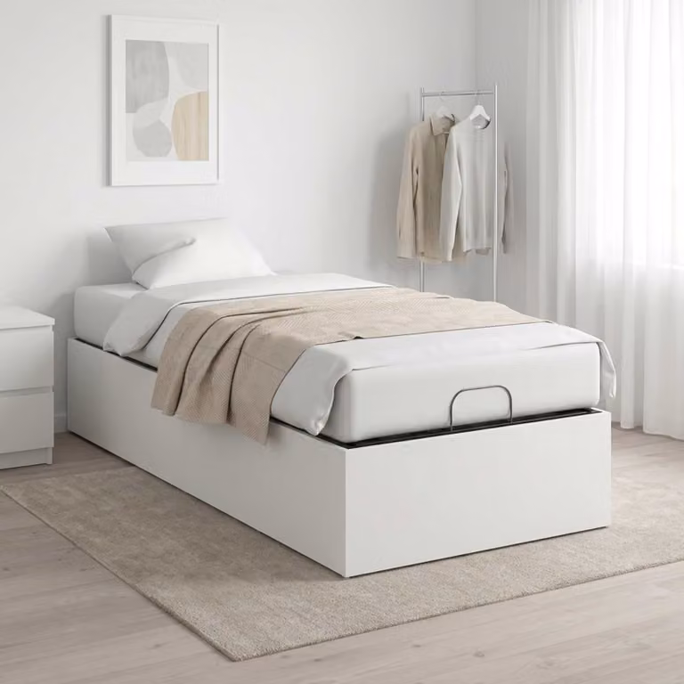 vidaXL Giroletto per rete letto motorizzato Bianco L 90 cm x P 190 cm