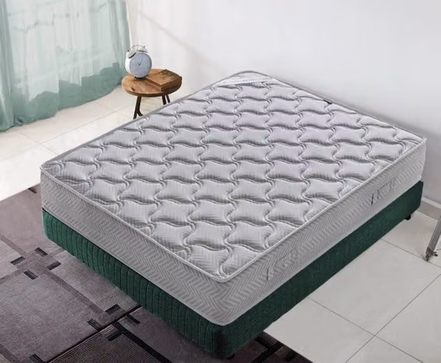Materasso Piazza e Mezza MaterassieDoghe in Cold Foam, Antibatterico e Reversibile, Colore Grigio, L/P/H: 140 x 200 x 20 cm