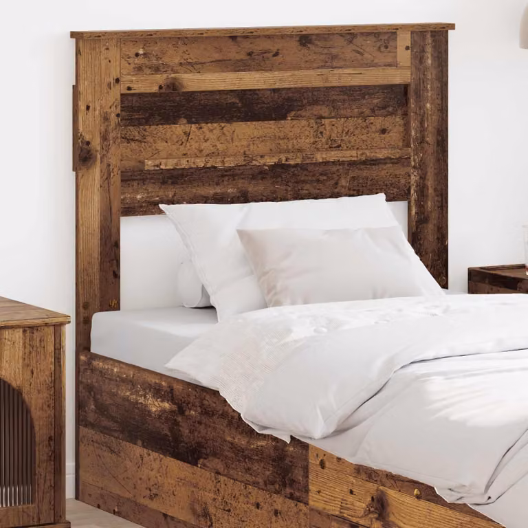 Testiera per letto vidaXL in legno ingegnerizzato stile minimalista, colore marrone