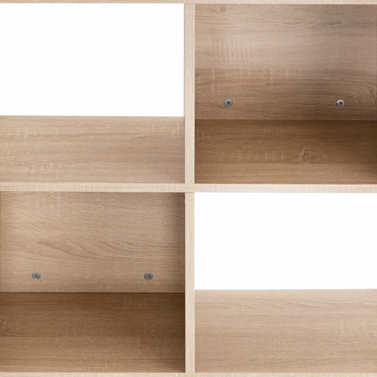 Libreria Industriale Tectake Hastings in Legno Rovere e Metallo, Colore Marrone e Nero, L: 75 cm, P: 31 cm, H: 170,5 cm