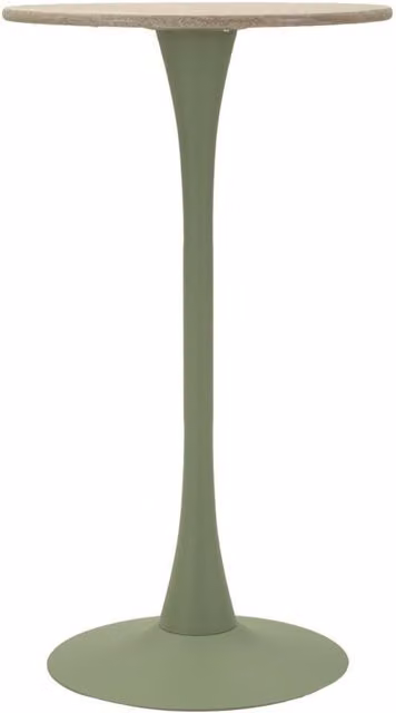 Tavolo bar Alaska Mauro Ferretti verde, Diametro: 60 cm, Altezza: 106 cm
