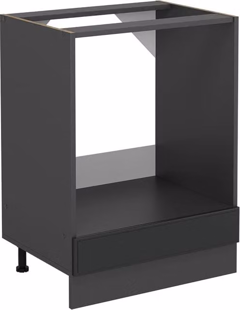 Mobile per forno da incasso Vicco R-Line Antracite stile rustico senza piano di lavoro L: 60 cm
