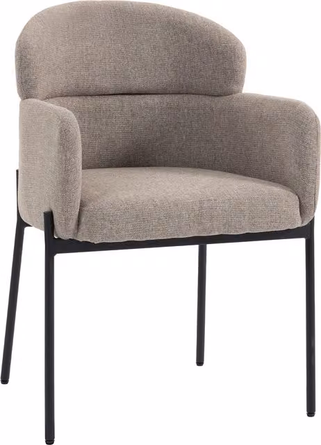Poltrona d'Accento Moderna HOMCOM in Velluto con Schiuma ad Alta Densità, Schienale Ergonomico e Gambe in Metallo, Marrone