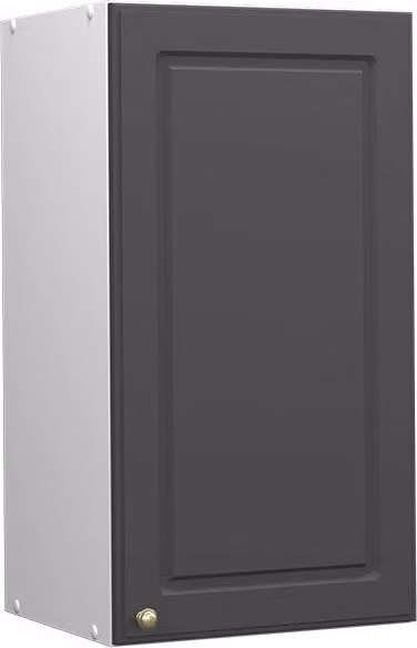 Pensile da cucina Vicco Fame-Line moderno in MDF, colore antracite, oro e bianco, L: 40 cm