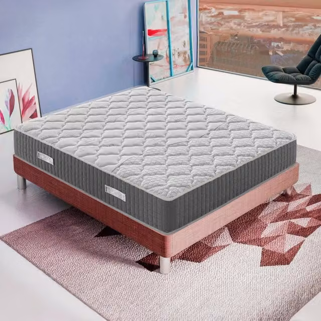 Materasso Singolo MaterassieDoghe in Memory Foam Grigio, L/P/H: 90 x 200 x 30 cm