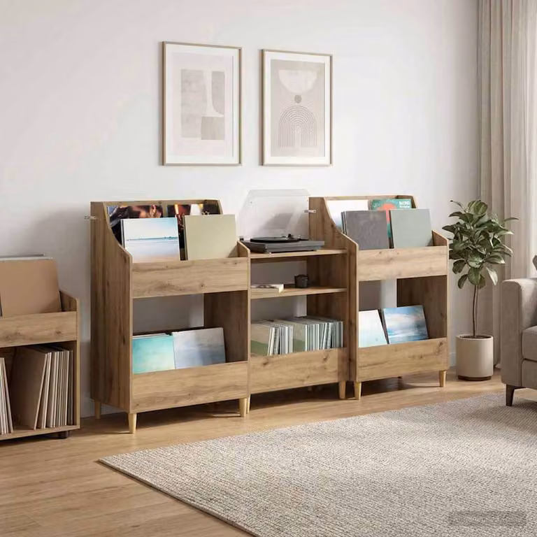 vidaXL Mobile TV Stand Moderno in Legno Marrone con Pannello Posteriore per Soggiorno