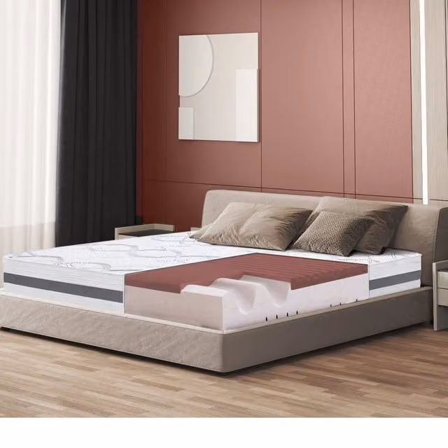 Materasso Singolo The White Stone in Memory Foam Viscoelastica Bianco H 27 cm L 100 x P 190 cm con Proprietà Antibatteriche