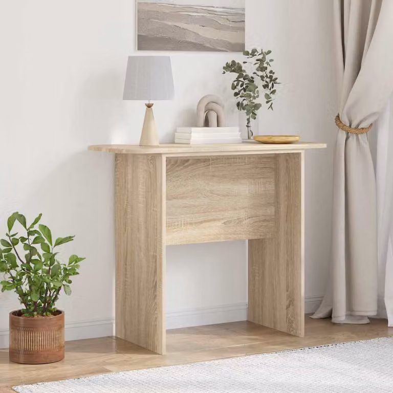 vidaXL Tavolo consolle moderno in rovere sonoma, L 93 x P 40 x H 75 cm