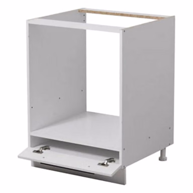 Mobile da cucina DMORA Palmiano bianco con vano per elettrodomestici e ante scorrevoli L: 60 cm, P: 55 cm, H: 82 cm