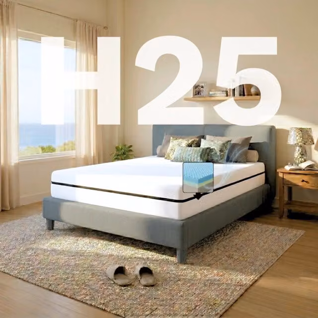 Materasso Singolo Comfy Line in Memory Foam Ortopedico a 7 Zone con Rivestimento in Cotone Bianco L/P/H: 110 x 190 x 25 cm