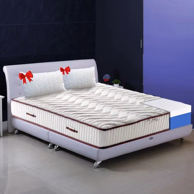 Materasso Memory Nature ITALYMATERASSI Semirigido con Doppio Comfort, Colore Bianco, L/P/H: 115 x 195 x 20 cm