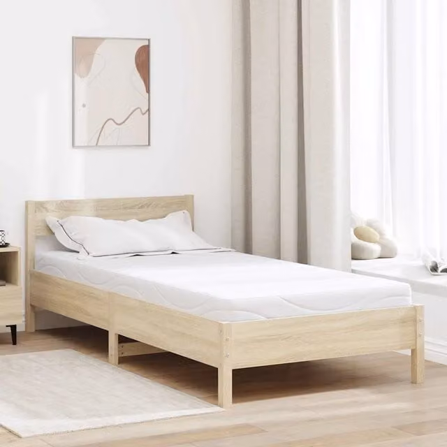 Materasso in gel vidaXL Bianco L: 90 cm x P: 190 cm con regolazione della temperatura