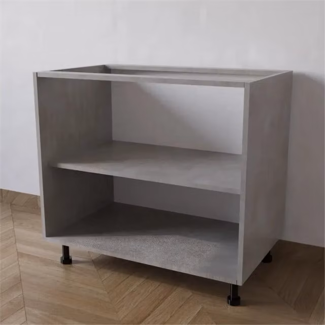 Base cucina Calandrelli senza ante colore grigio L 80 x P 55,5 x H 72 cm