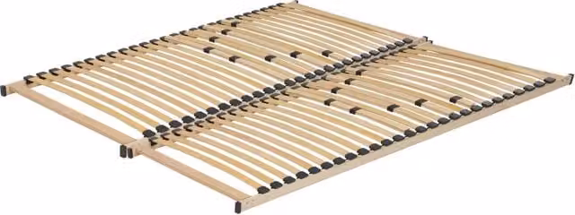 Base letto matrimoniale BELIANI in legno di betulla con doghe a molle, L/P: 180 x 200 cm, colore beige/marrone
