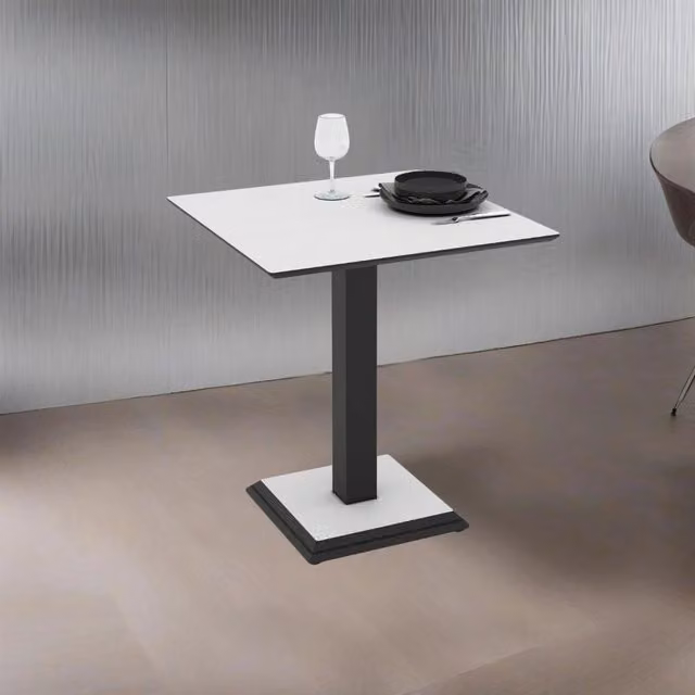 Tavolo quadrato Carvel Veriaffari bianco, L/P/H: 68 x 68 x 75 cm