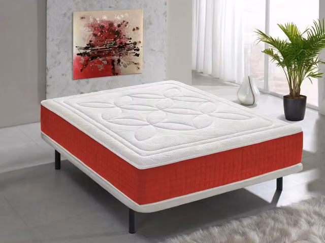 Materasso Singolo MaterassieDoghe in Memory Foam Bianco, L/P/H: 90 x 190 x 25 cm