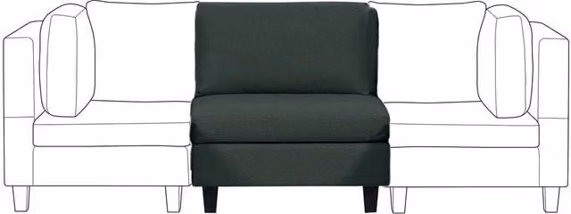 Poltrona imbottita Beliani in tessuto verde con struttura in legno stile scandinavo per soggiorno L: 76 cm, P: 76 cm, H: 72 cm