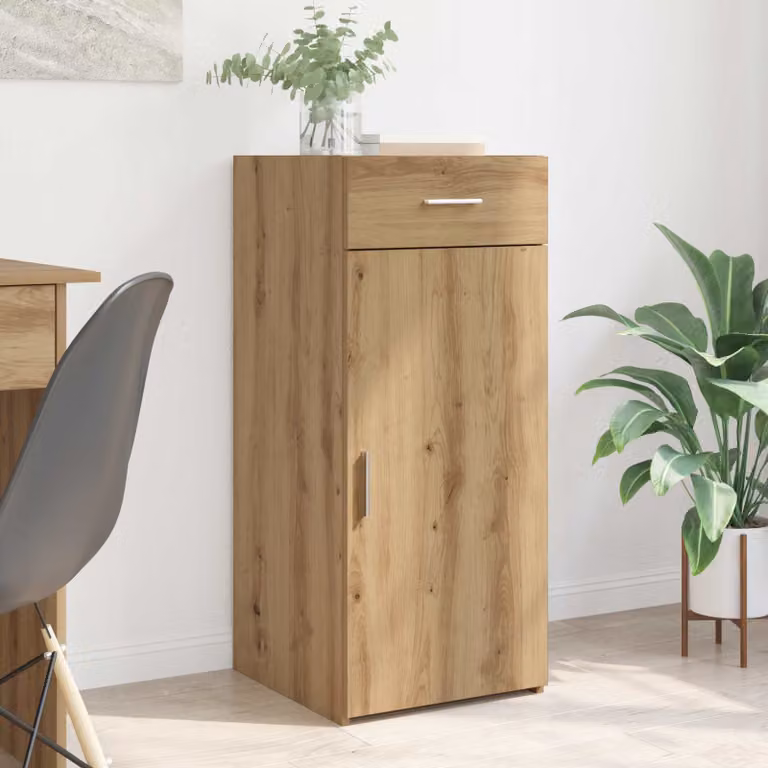 Armadio in legno marrone con ante e cassetti vidaXL per camera da letto o soggiorno L/P/H: 40 x 42,5 x 93 cm