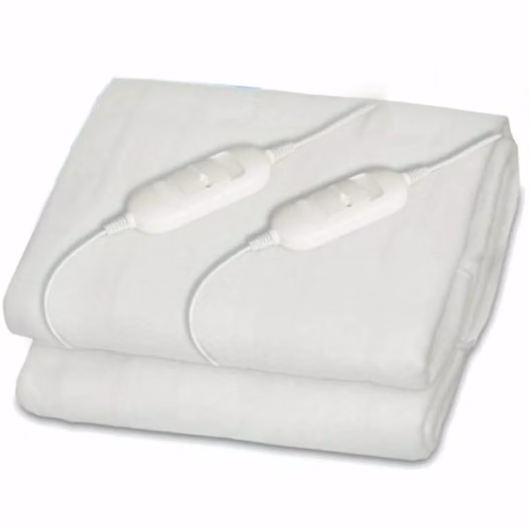 Scaldaletto Matrimoniale DICTROLUX Bianco con Zone di Calore Separate e Riscaldamento Rapido L/P: 150 x 160 cm