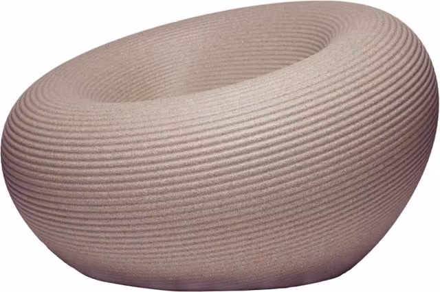 Poltrona in polietilene Qeeboo Nami Mix multicolore con finitura opaca L: 102 cm, P: 102 cm, H: 69 cm